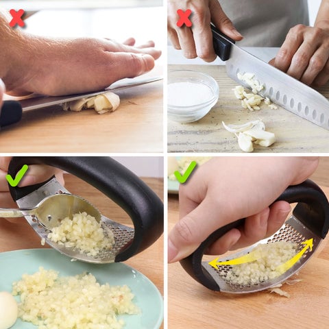 Stainless Steel Garlic Presser (Buy 2 Get 1 Free Now)