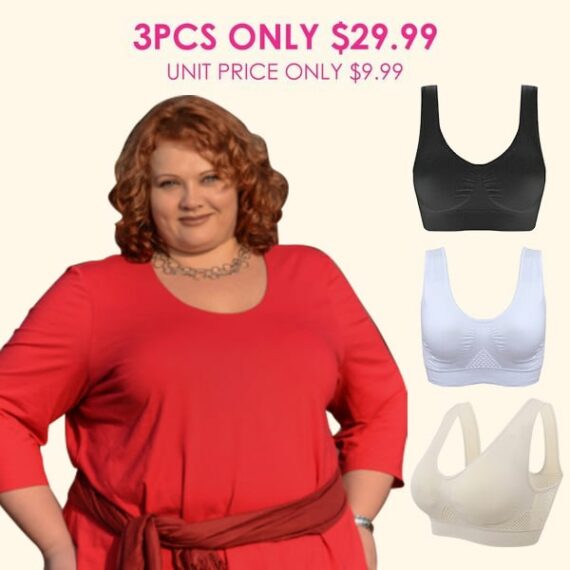 LAST DAY BUY 1 GET 2 FREE - Breathable Cool Liftup Air Bra - Ceelic