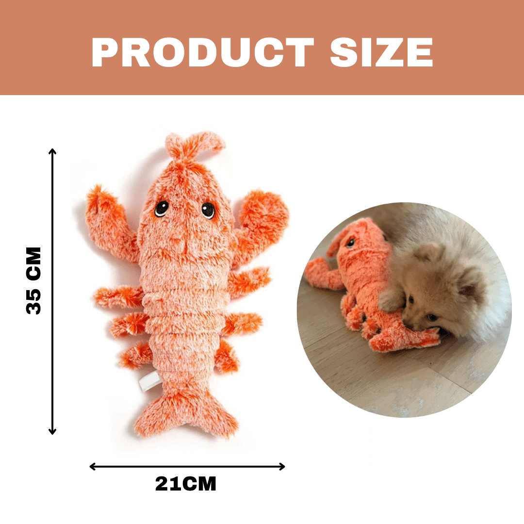 Floppy Lobster interactive dog toy