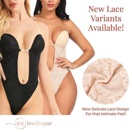 InviShaper - Plunge Backless Body Shaper Bra