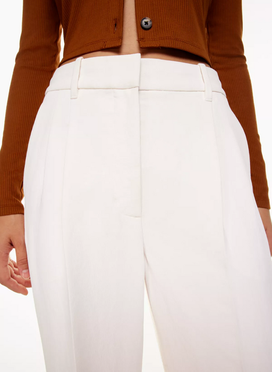 HIGH WAIST TAILORED WIDE LEG PANTS