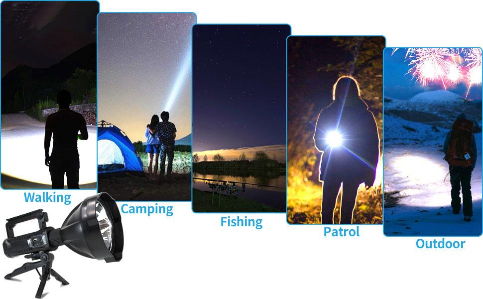 Last Day Promotion 69% OFF - Rechargeable Handheld Spotlight Flashlight