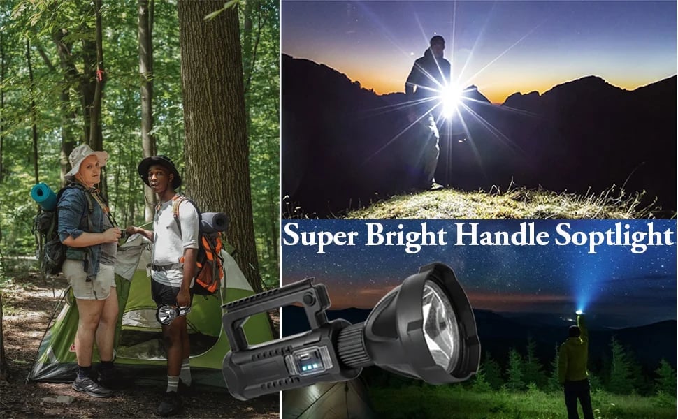 Last Day Promotion 69% OFF - Rechargeable Handheld Spotlight Flashlight