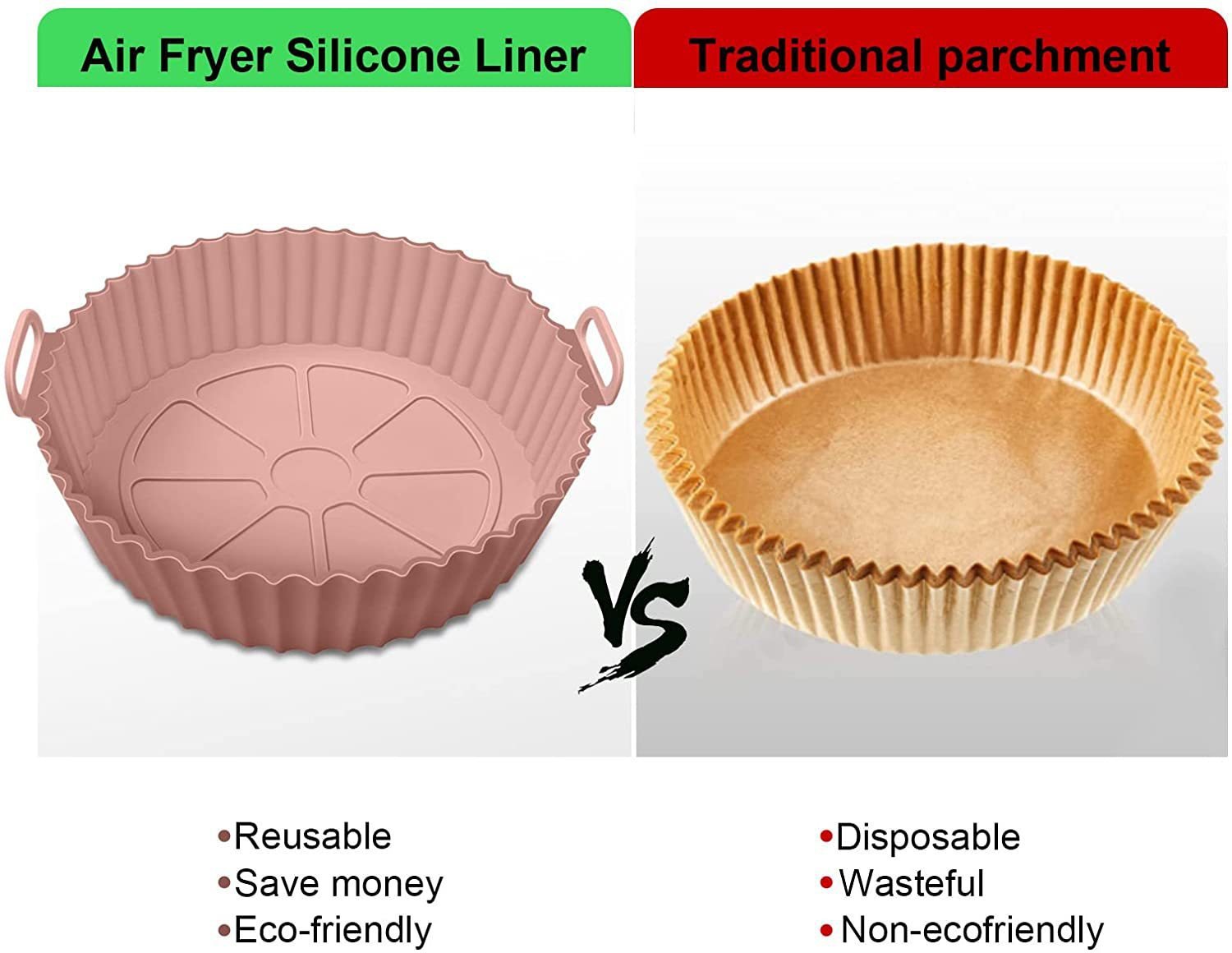 Last Day Sale 70% OFF - Air Fryer Silicone Baking Tray