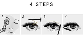 4D FIBER CURL LONG LASTING WATERPROOF MASCARA