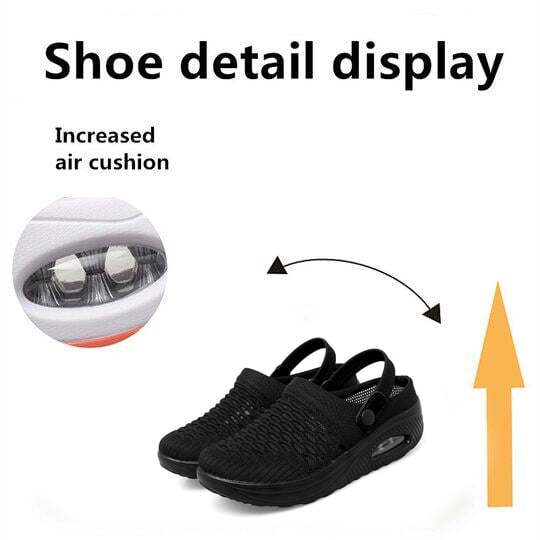 Women's Air Cushioned Slip-On Walking Shoes.