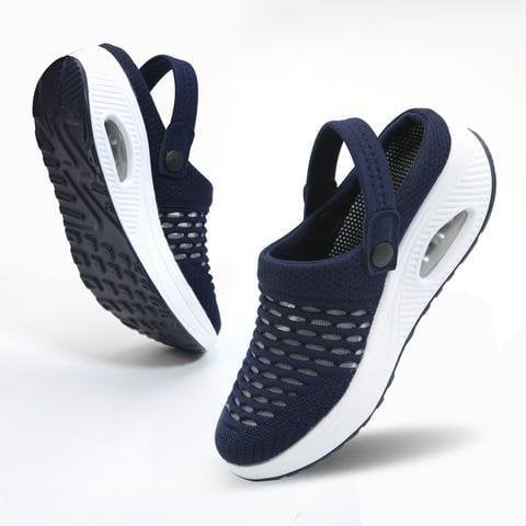 Women's Air Cushioned Slip-On Walking Shoes.