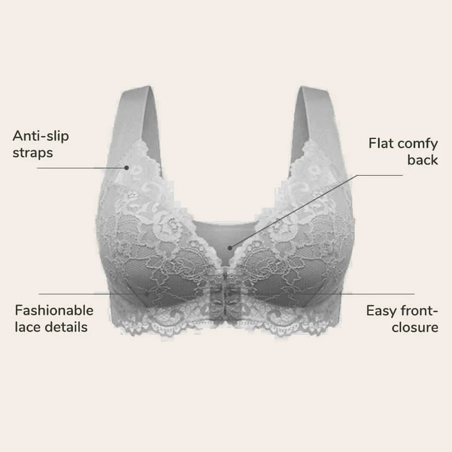 Front Closure 5D Shaping Push Up Bra â€“ Seamless, Beauty Back, Comfy