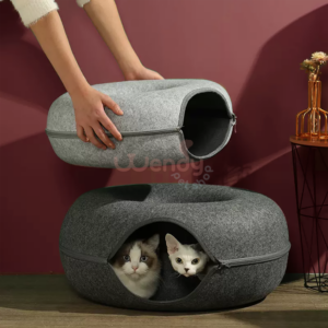 "Hide-and-seek" Wendy Cat Tunnel Bed