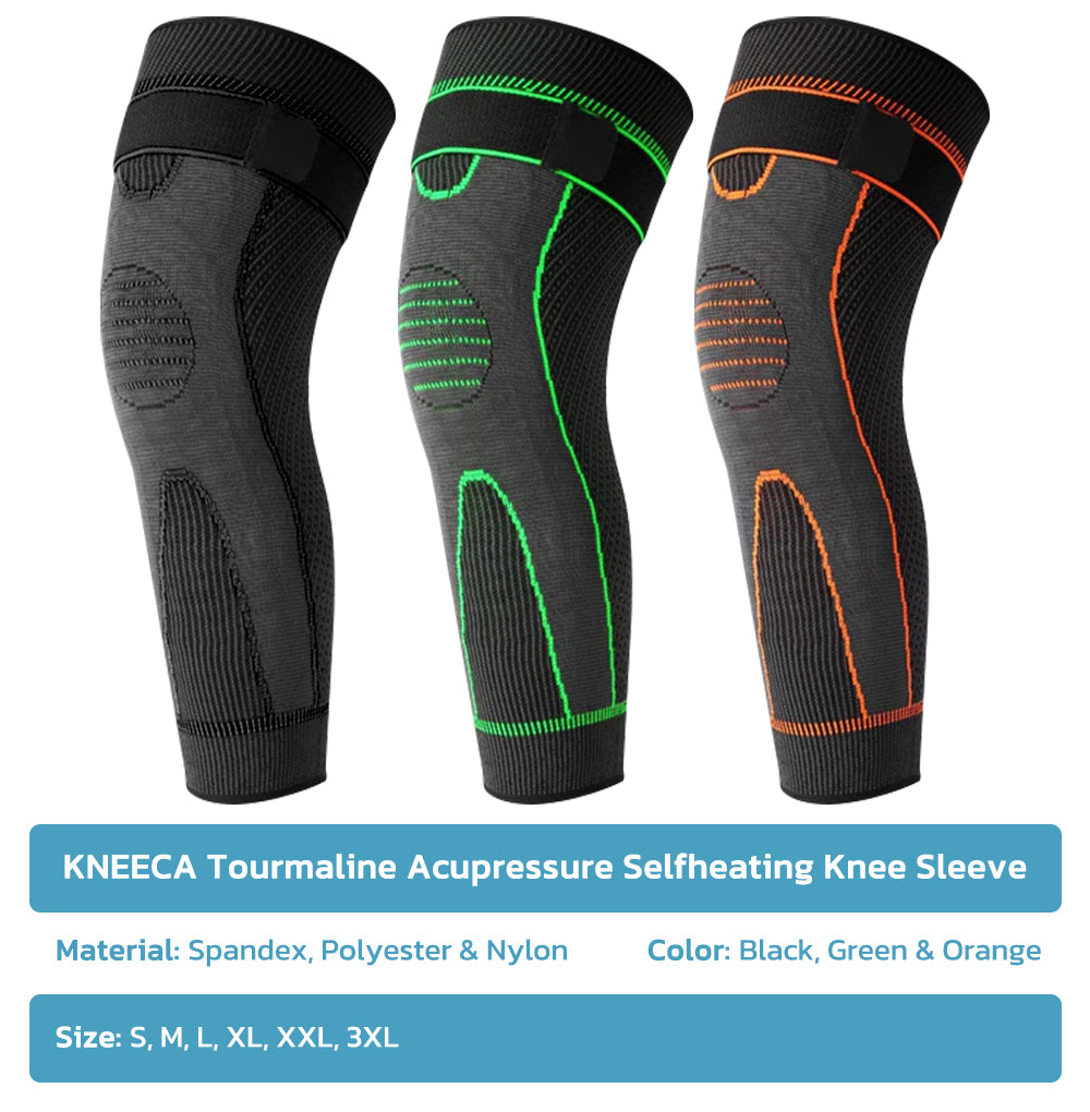 KNEECA Tourmaline Acupressure Selfheating Knee Sleeve