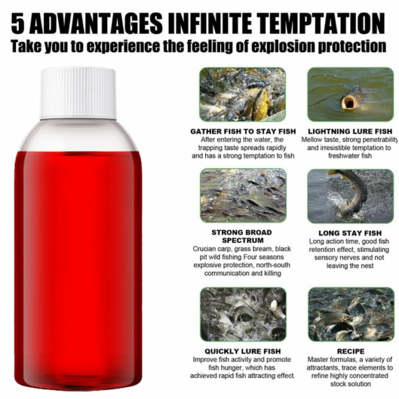 LAST DAY Promotion 70% OFF - Red worm Scent Fish Attractants for