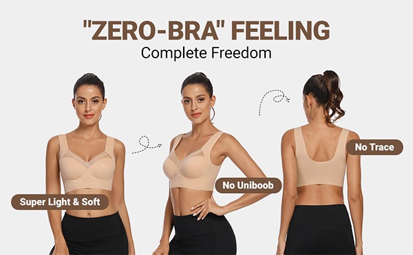 ZenChic Bra - Fashion Deep Cup Bra Summer Push Up Wireless Bra