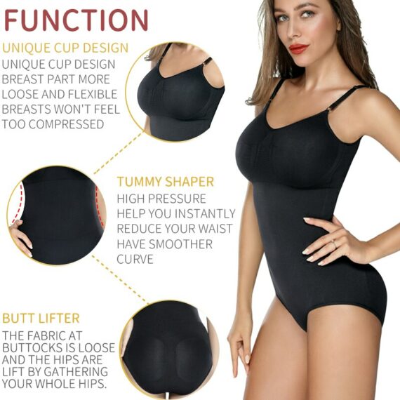 Comfy Viral Shaping Full Body Shaper Snatched Bodysuit Shapewear - Ceelic