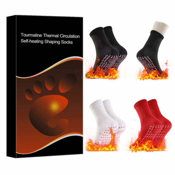 Tourmaline Thermal Circulation Self-heating Shaping Socks